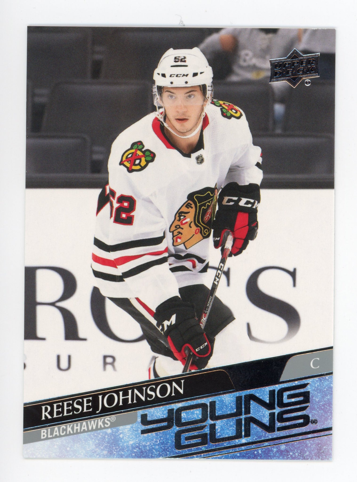 2020-2021 Reese Johnson Young Guns Upper Deck Chicago Blackhawks # 725