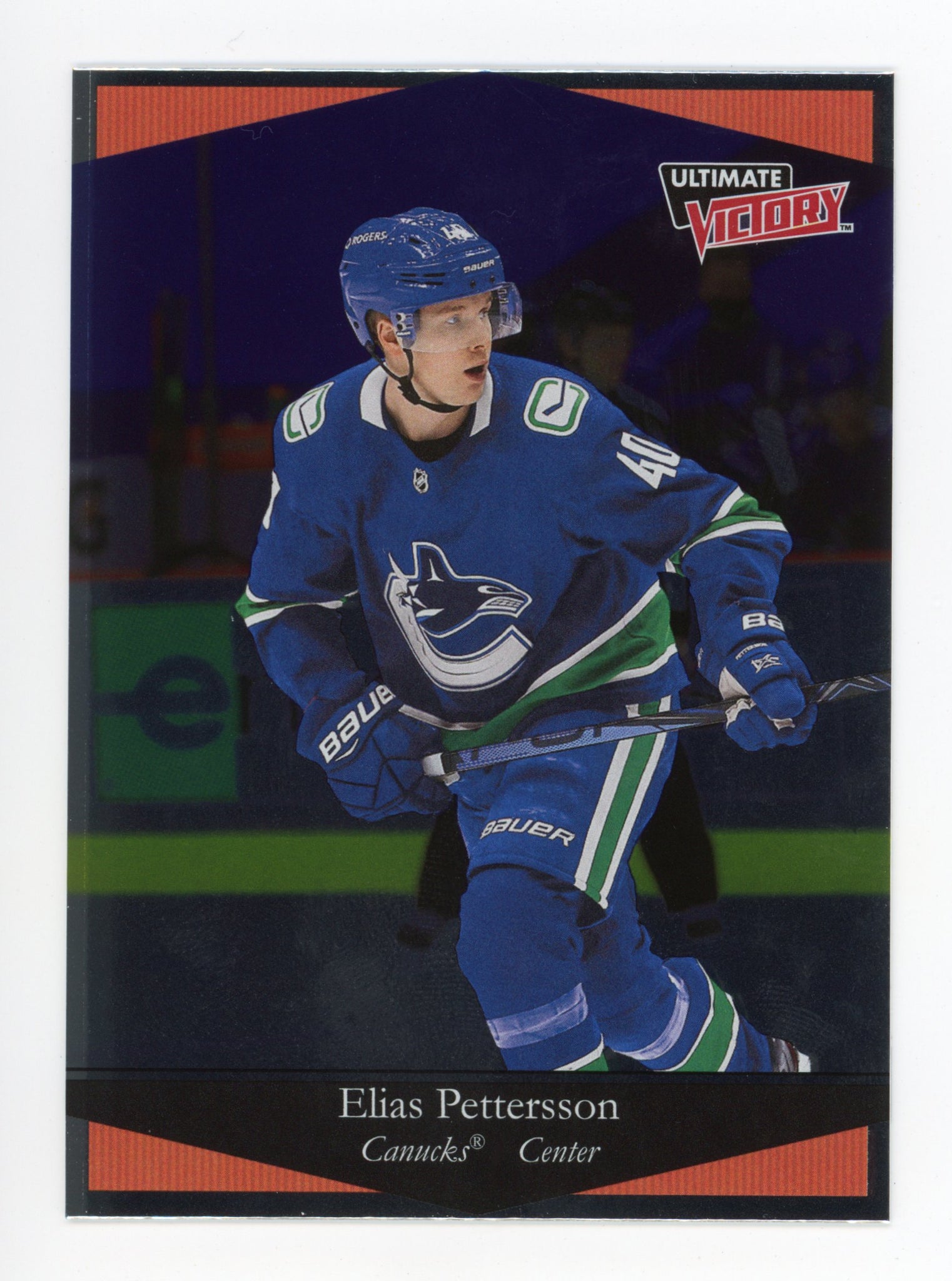 2020-2021 Elias Pettersson Ultimate Victory Upper Deck Vancouver Canucks # UV-6