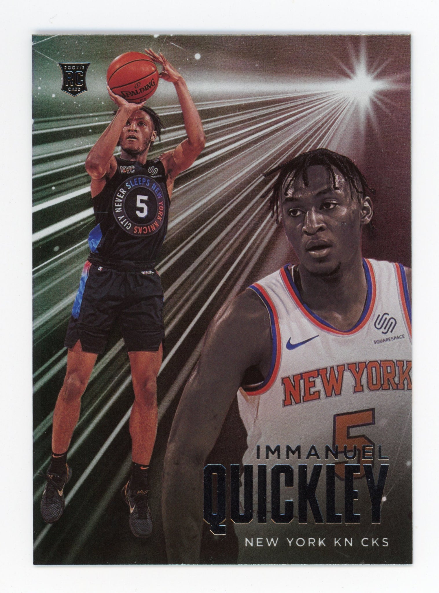 2020-2021 Immanuel Quickley Essentials Rookie Panini New York Knicks # 207