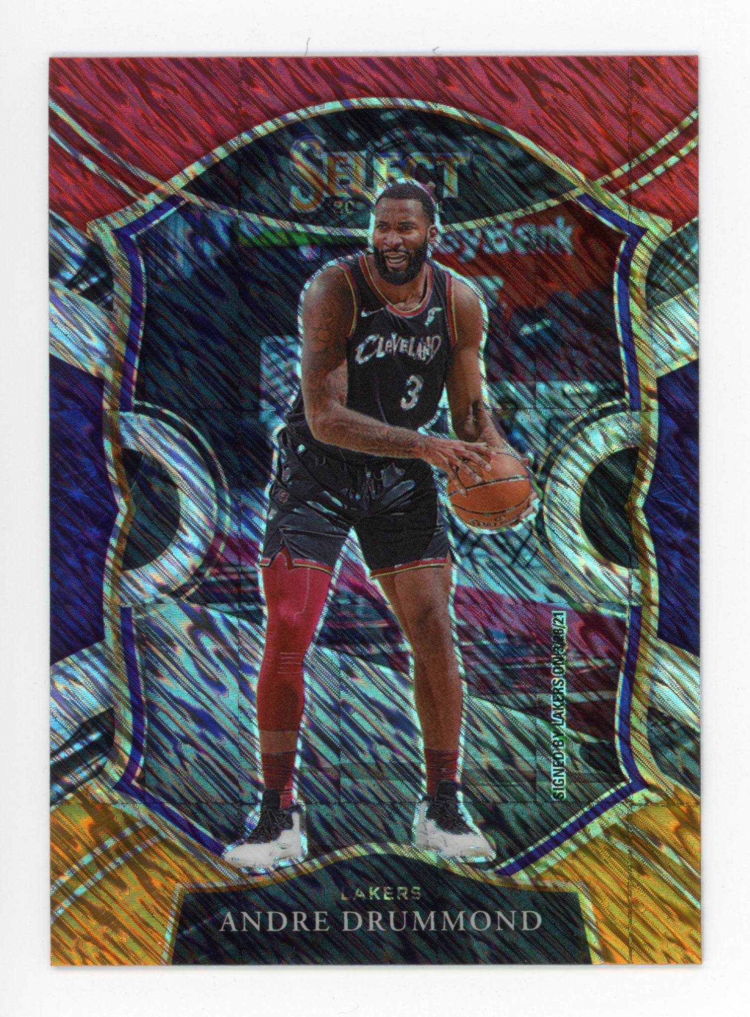 2020-2021 Andre Drummond Concourse Prizm Los Angeles Lakers # 5