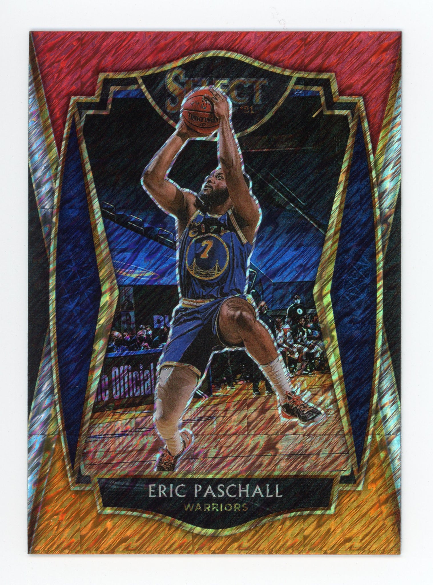 2020-2021 Eric Paschall Premier Level Prizm Golden State Warriors # 158