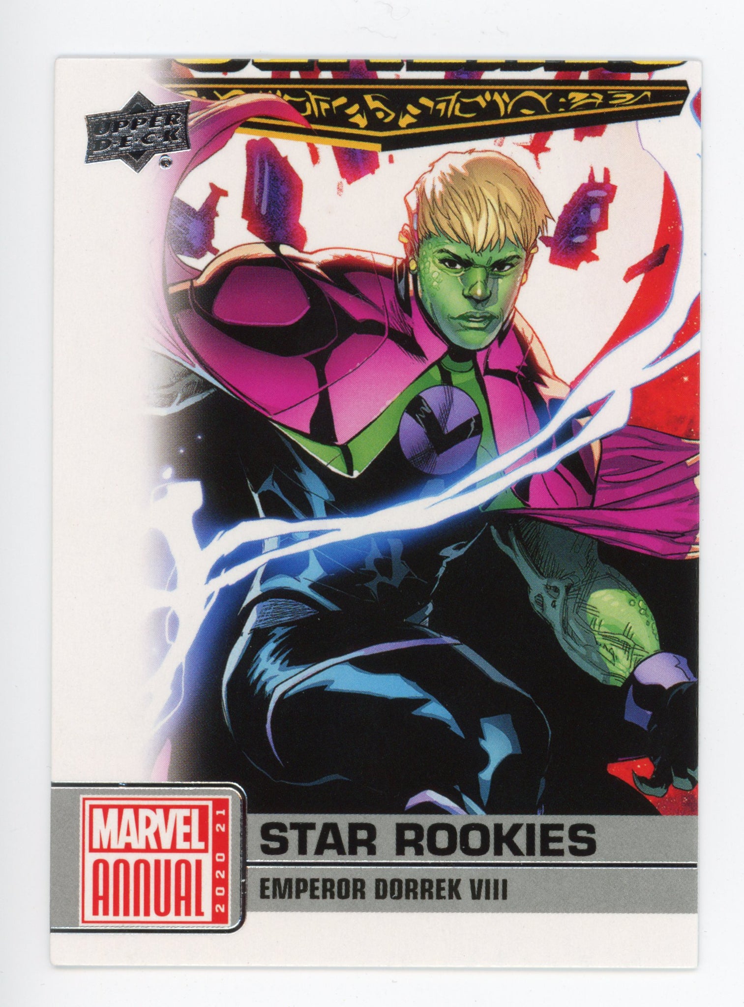 2020-2021 Emperor Dorrek VIII Star Rookies Upper Deck Marvel Annual # SR-4