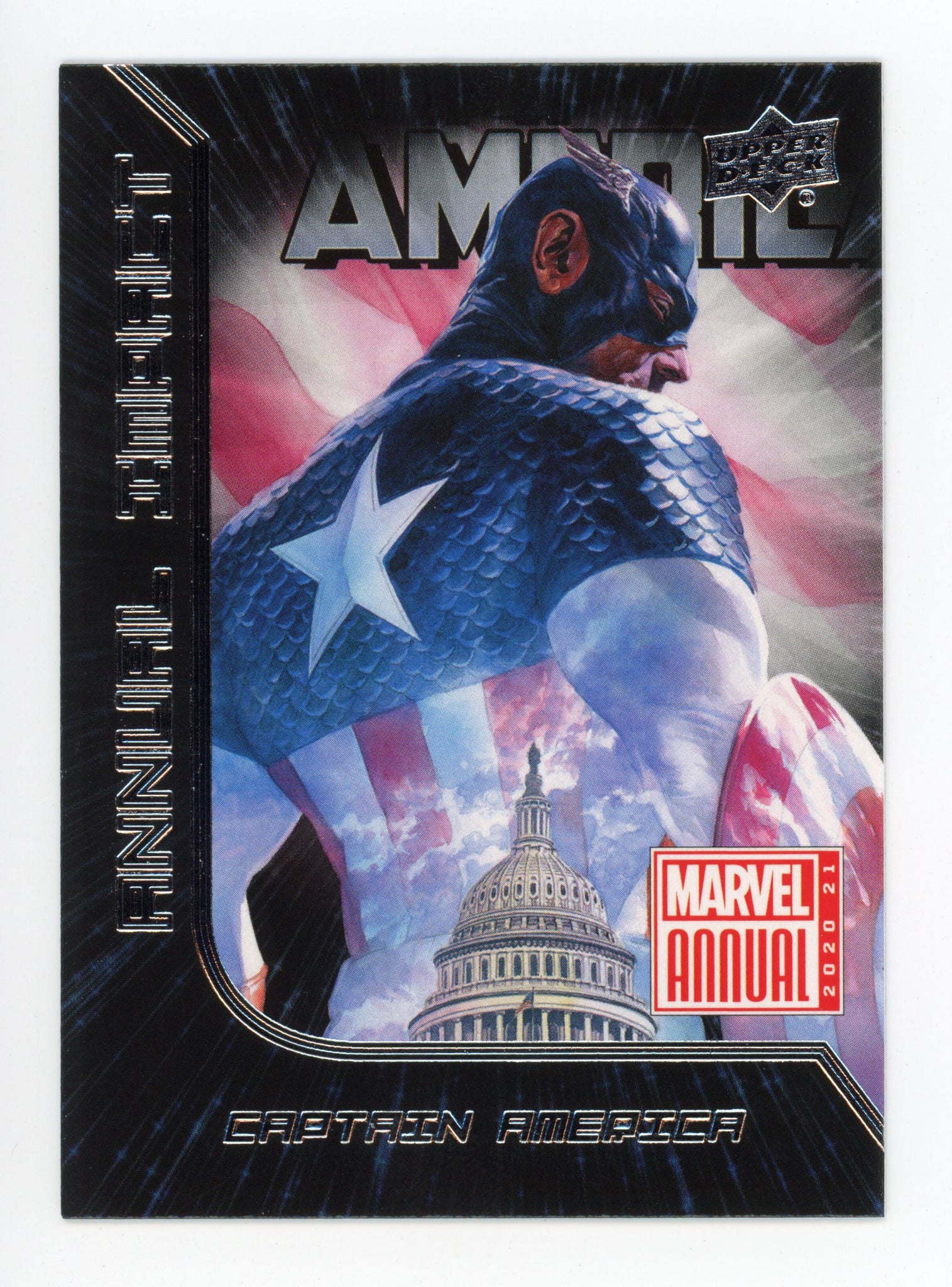 2020-2021 Captain America Annual Impact Upper Deck Marvel Annual # AI-7