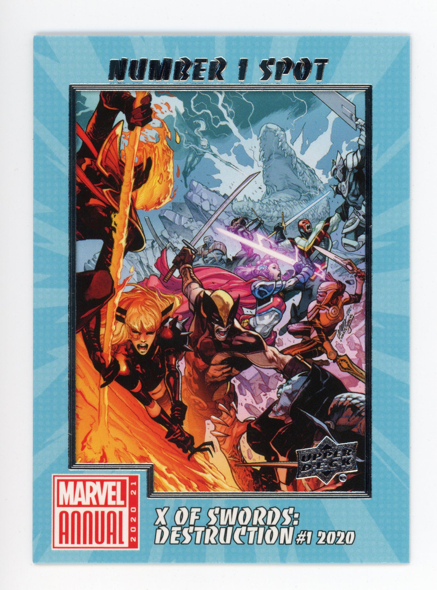 2020-2021 X Of Swords Number 1 Spot Upper Deck Marvel Annual # N1S-6
