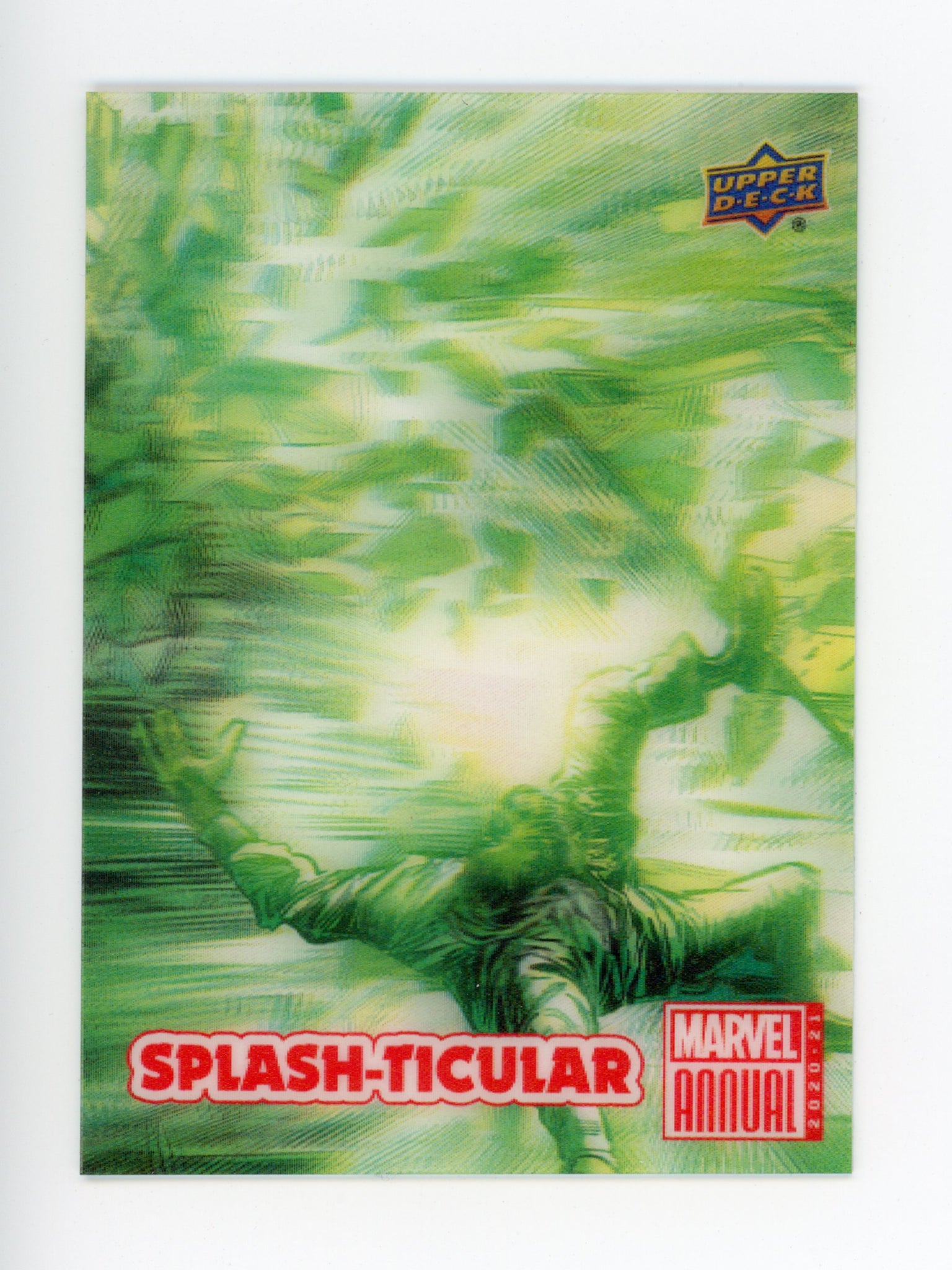 2020-2021 Immortal Hulk 3D Splash-Ticular Upper Deck Marvel Annual # S12