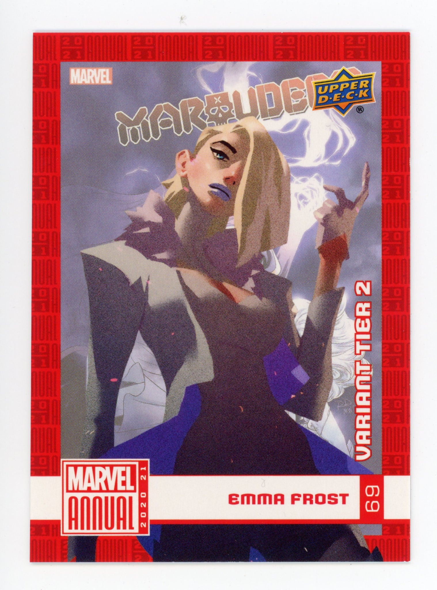 2020-2021 Emma Frost Variant Tier 2 Upper Deck Marvel Annual #69