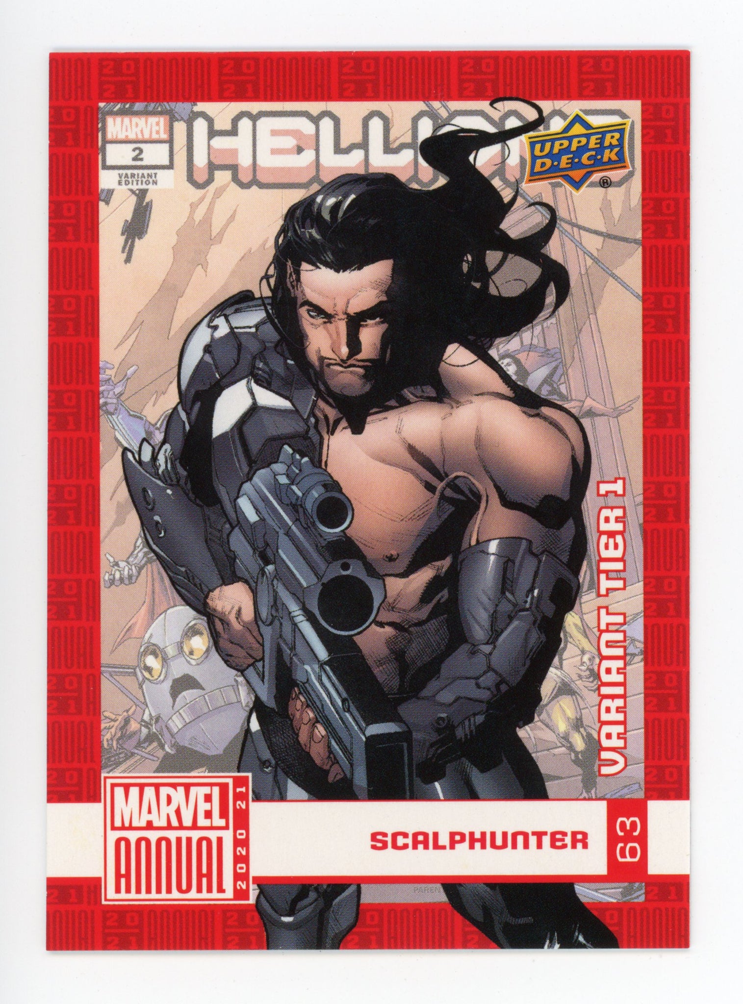 2020-2021 Scalphunter Variant Tier 1 Upper Deck Marvel Annual # 63