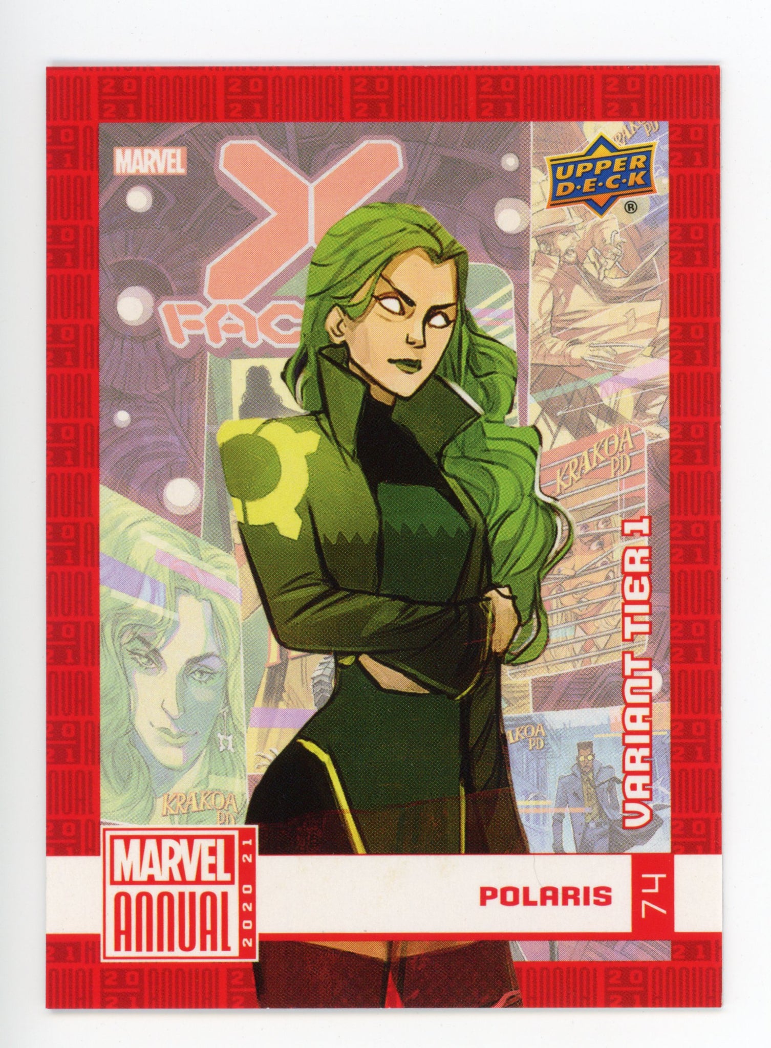 2020-2021 Polaris Variant Tier 1 Upper Deck Marvel Annual # 74