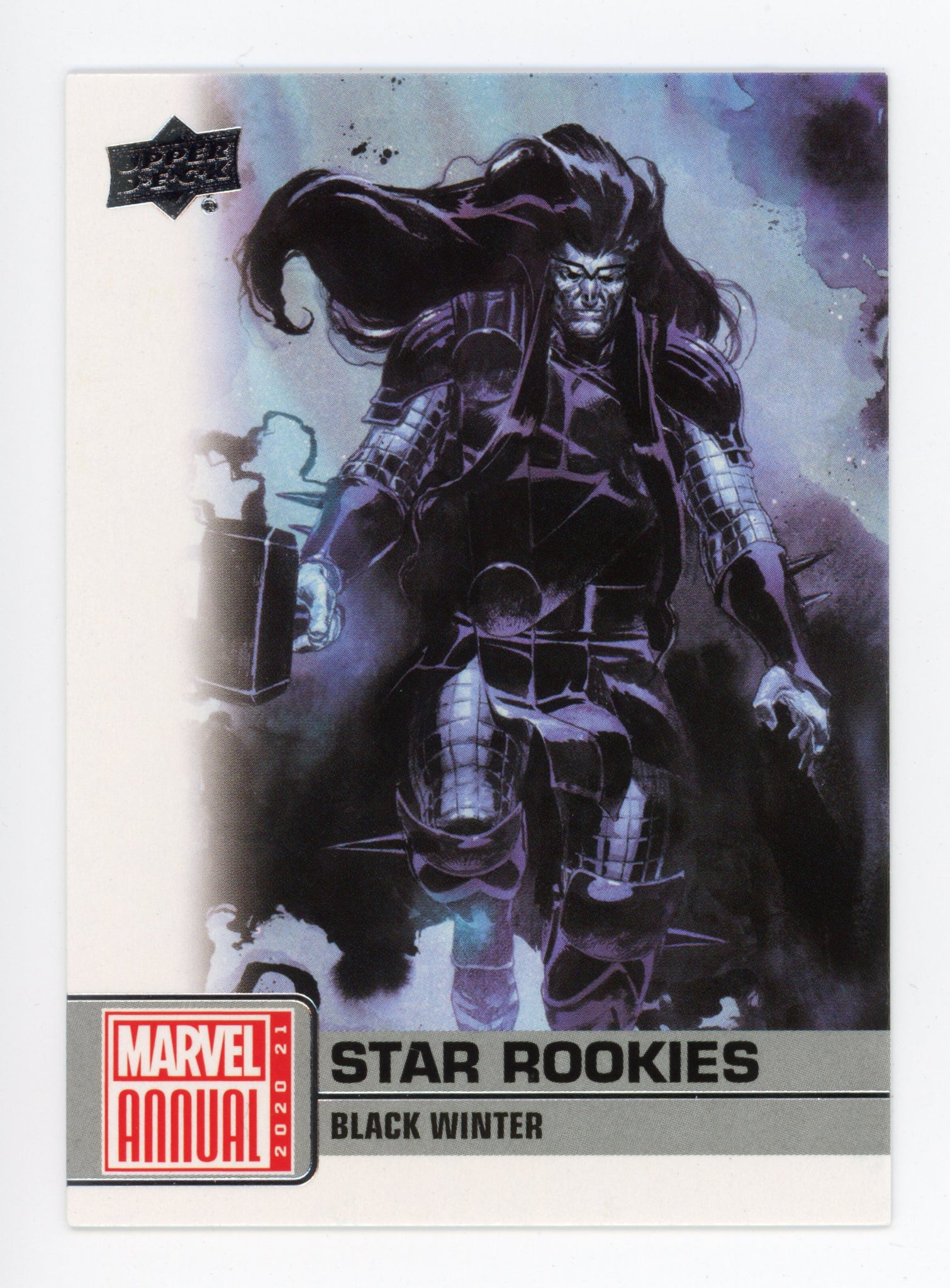 2020-2021 Black Winter Star Rookies Upper Deck Marvel Annual # SR-2