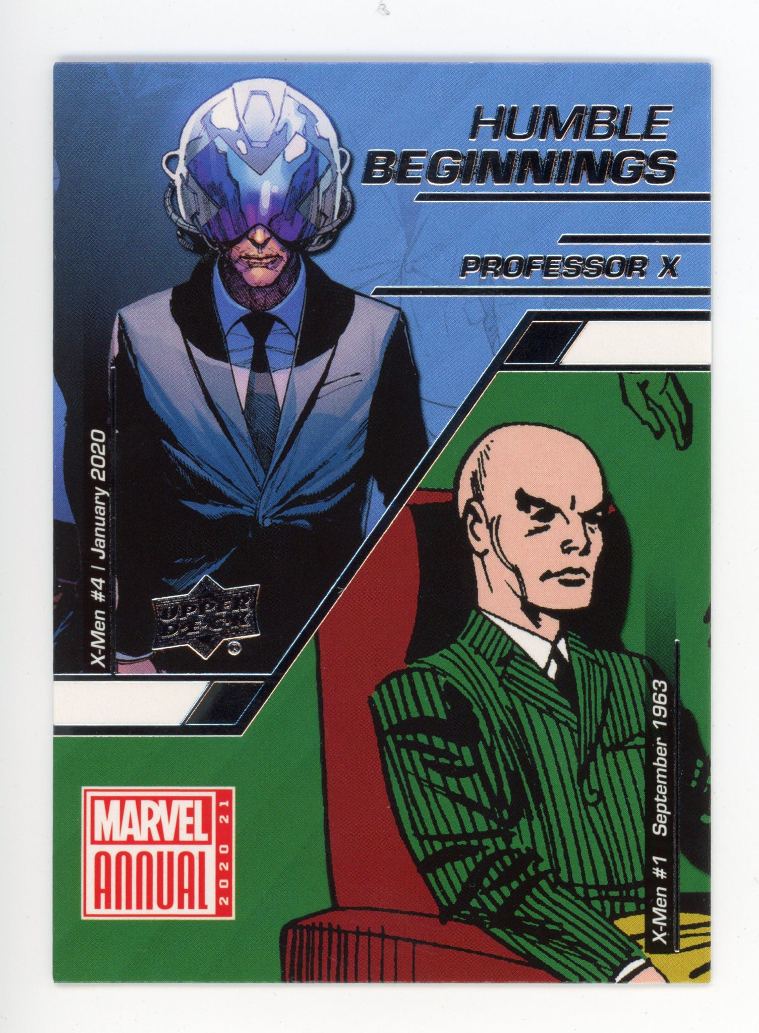 2020-2021 Professor X Humble Beginnings Upper Deck Marvel Annual # HB-6