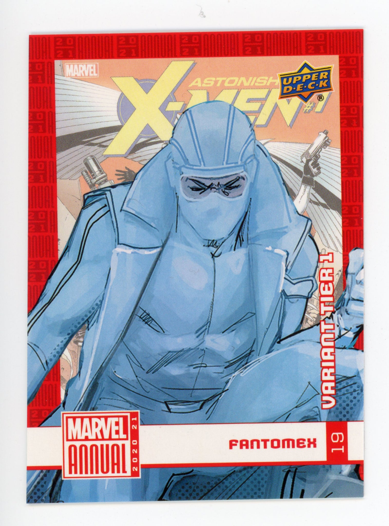 2020-2021 Fantomex Variant Tier 1 Upper Deck Marvel Annual # 19