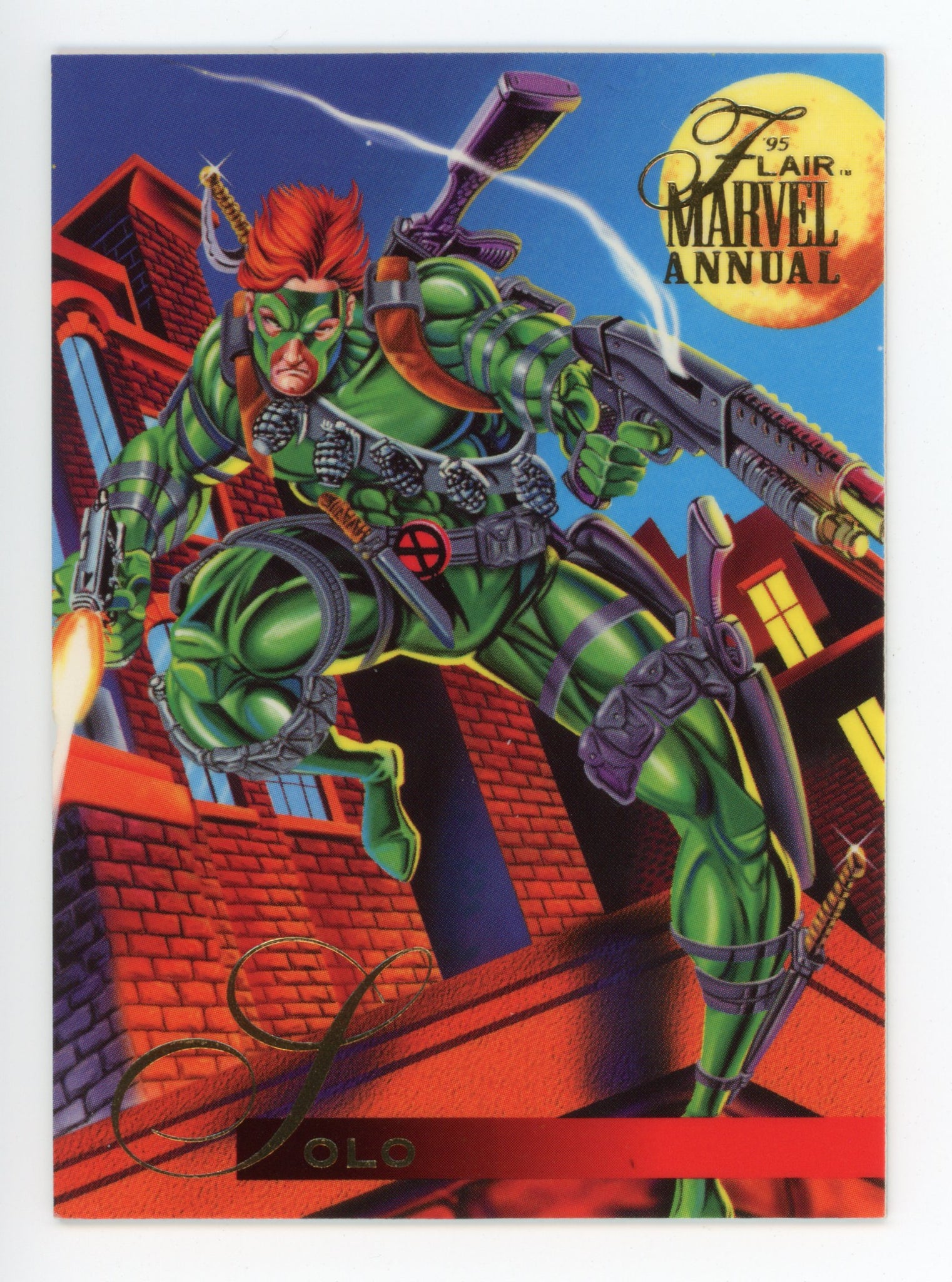 1995 Solo Flair Marvel Annual # 73