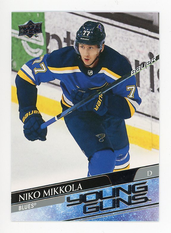 2020-2021 Niko Mikkola Young Guns Upper Deck Series 2 St.Louis Blues # 470