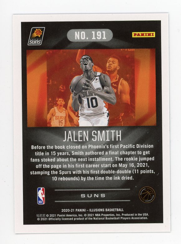 2020-2021 Jalen Smith Rookie Illusions Panini Phoenix Suns # 191