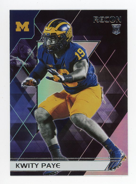 2021 Kwity Paye Recon Rookie Panini Indianapolis Colts # 130
