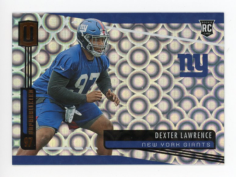 2019 Dexter Lawrence Rookie Groove Panini New York Giants # 216