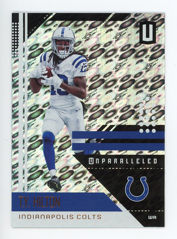 2018 T.Y. Hilton Flight Unparalleled Panini Indianapolis Colts # 84