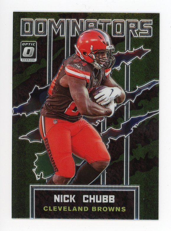 2020 Nick Chubb Dominators Panini Cleveland Browns # DM-NC
