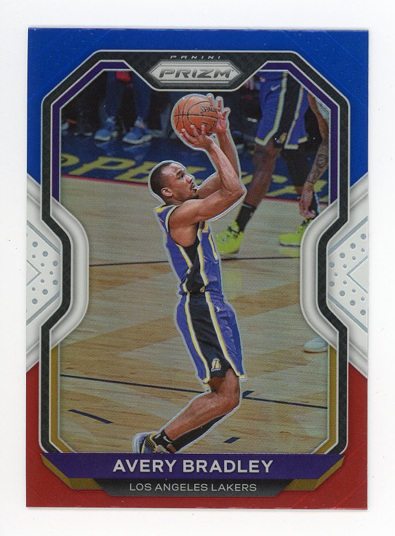 2020-2021 Avery Bradley Red, White And Blue Prizm Panini Los Angeles Lakers # 237