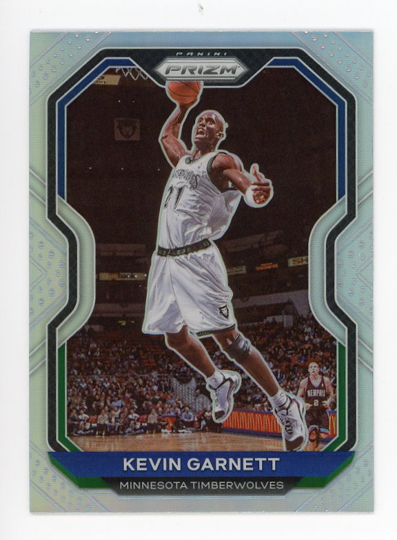 2020-2021 Kevin Garnett Silver Prizm Panini Minnesota Timberwolves # 187