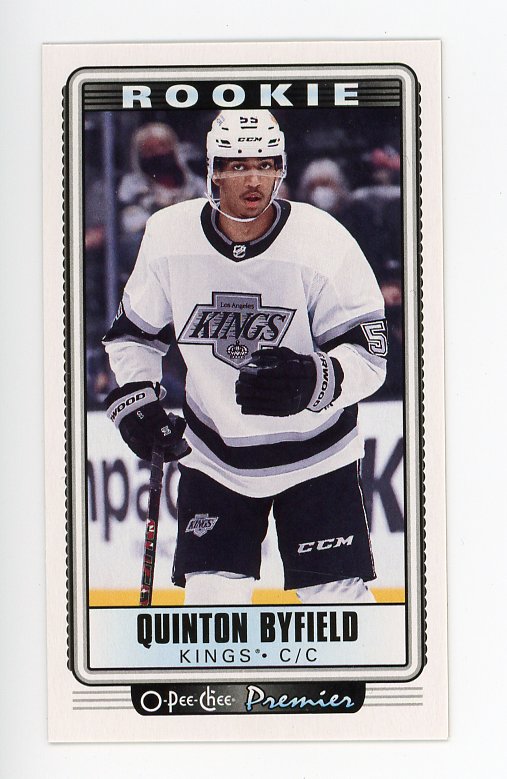 2021-2022 Quinton Byfield Rookie Tall Boys OPC Los Angeles Kings # P-38