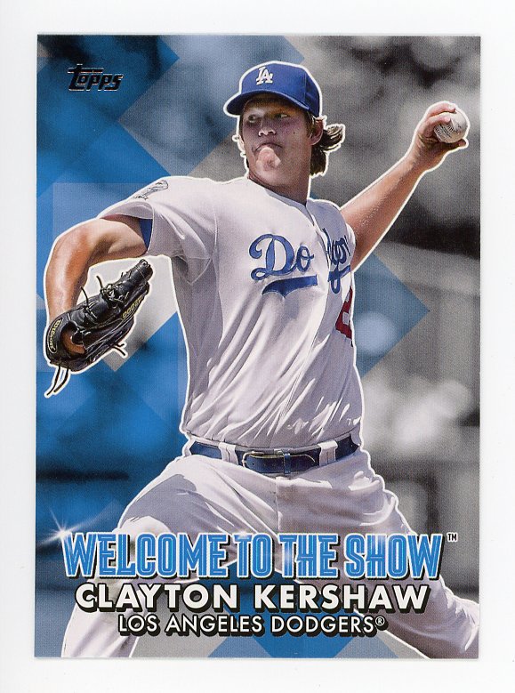 2022 Clayton Kershaw Welcome To The Show Topps Los Angeles Dodgers # WTTS-22