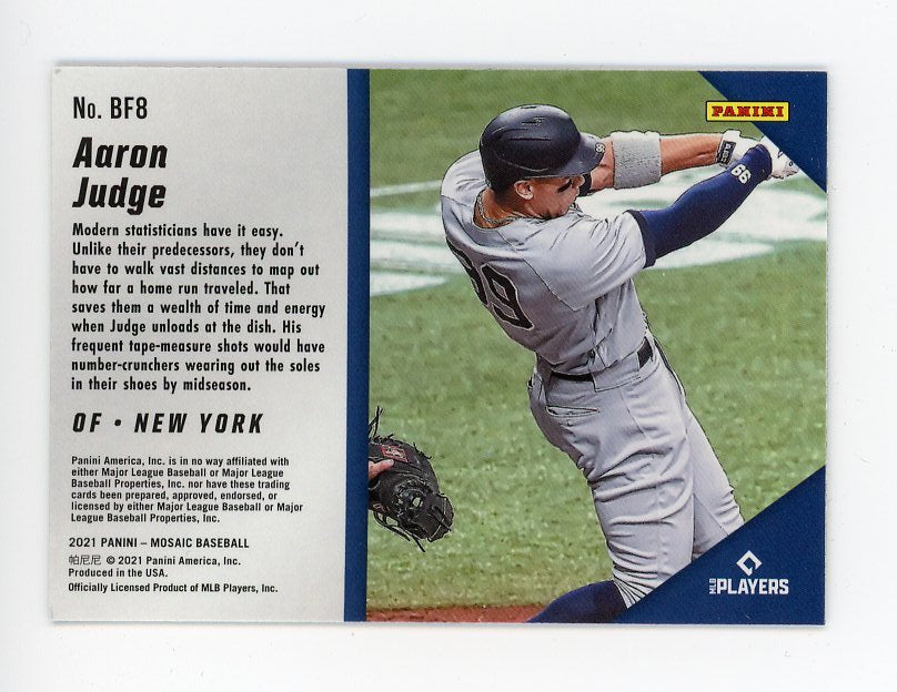 2021 Aaron Judge Big Fly Mosaic Panini New York Yankees #BF8