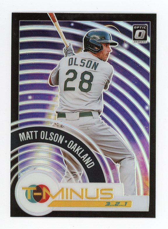 2021 Matt Olson T-Minus 3.2.1 Optic Panini Oakland Athletics # TM11