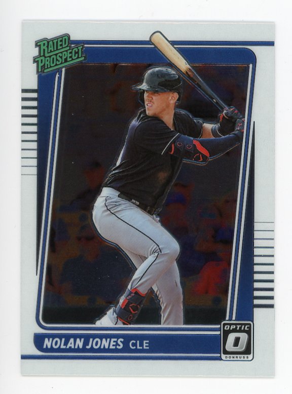 2021 Nolan Jones Rated Prospect Optic Topps Cleveland Indians # RP25