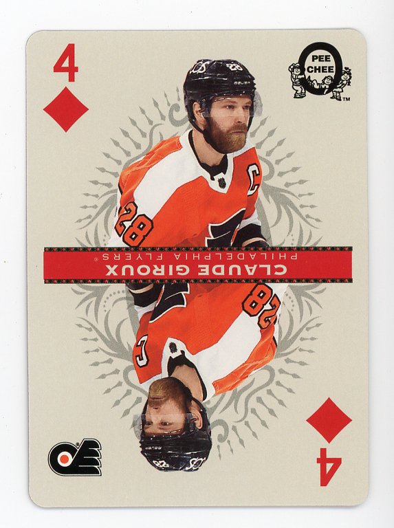 2021-2022 Claude Giroux Playing Card OPC Philadelphia Flyers