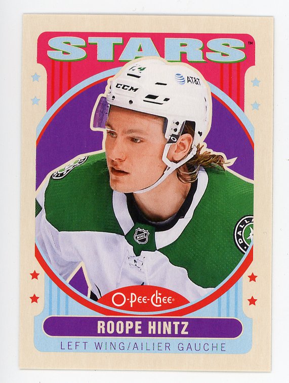 2021-2022 Roope Hintz Retro Parallel OPC Dallas Stars # 112