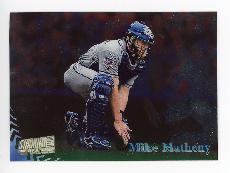 1998 Mike Matheny One Of A Kind #d /150 Milwaukee Brewers #97