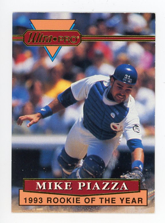 1994 Mike Piazza Rookie Of The Year Limited Edition Los Angeles Dodgers