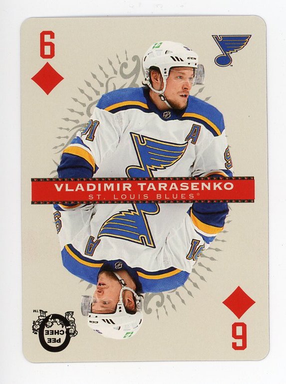 2021-2022 Vladimir Tarasenko Playing Card OPC St.Louis Blues