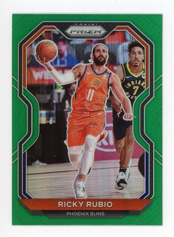 2020-2021 Ricky Rubio Green Prizm Panini Phoenix Suns # 235