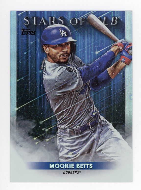 2021-2022 Mookie Betts Stars Of MLB Topps Los Angeles Dodgers # SMLB-9