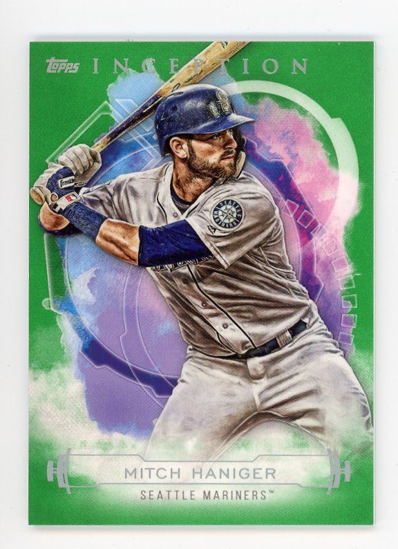 2020 Mitch Haniger Inception Green Topps Seattle Mariners #34