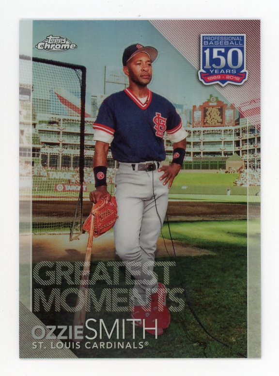 2019 Ozzie Smith Greatest Moments Prizm Topps St.Louis Cardinals # 150C-7