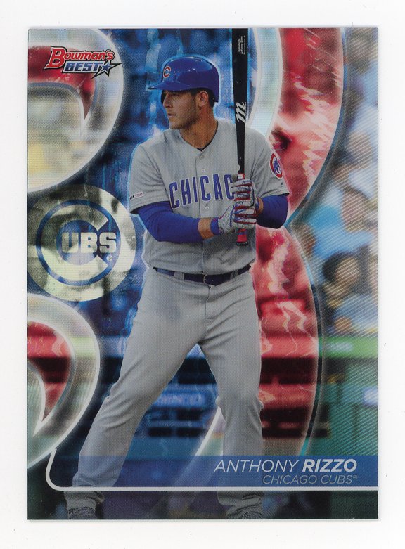 2020 Anthony Rizzo Bowmans Best Refractor Topps Chicago Cubs # 8