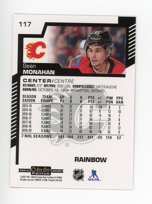 2020-2021 Sean Monahan Rainbow OPC Calgary Flames # 117