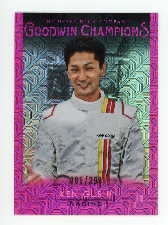 2021 Ken Gushi Pink Traxx #D /299 Goodwin Champions # 36