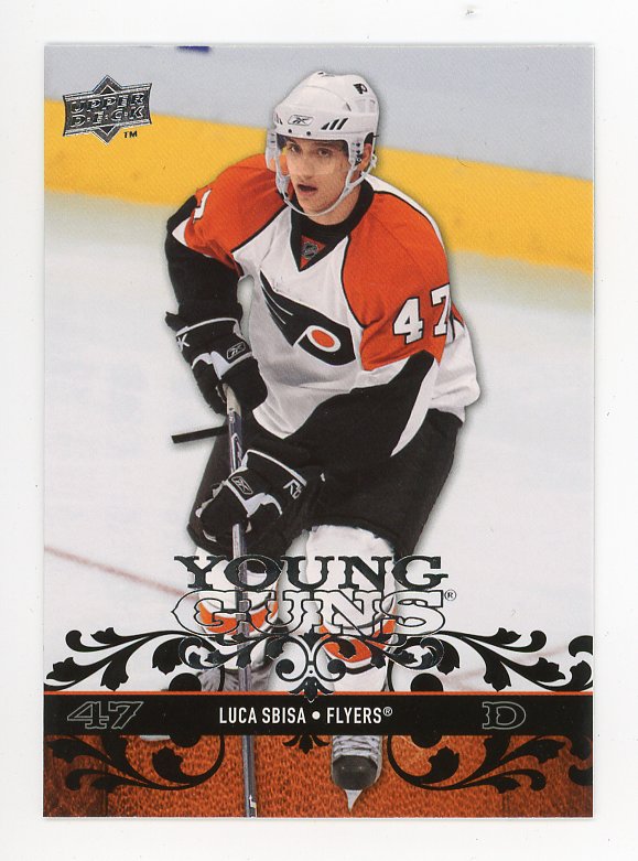 2008-2009 Luca Sbisa Young Guns Upper Deck Philadelphia Flyers # 234