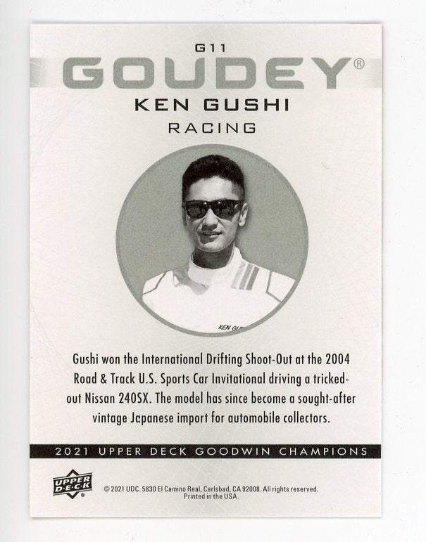 2021 Ken Gushi Goudey Goodwin Champions # G11