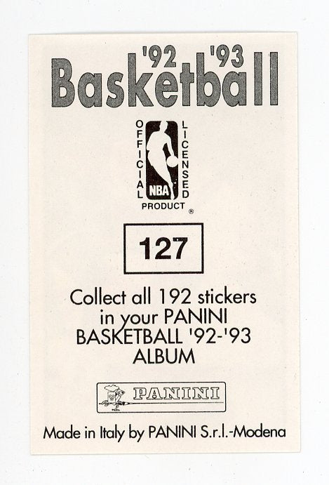Scottie Pippen Panini 1992-1993 Basketball Sticker Chicago Bulls #127