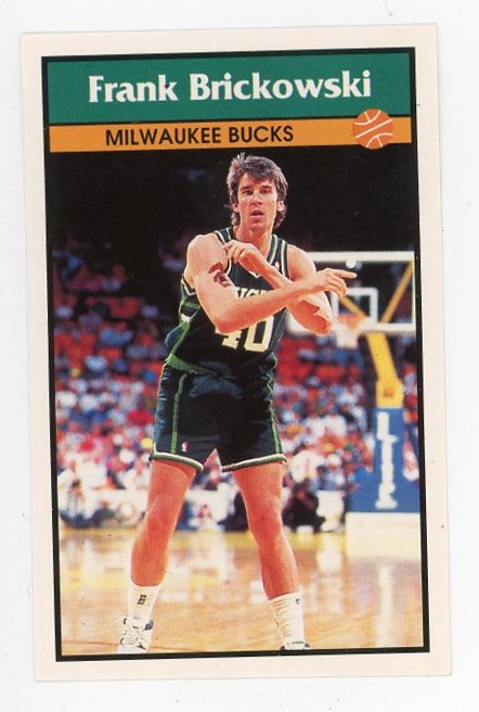 Frank Brickowski Panini 1992-1993 Basketball Sticker Milwaukee Bucks #112