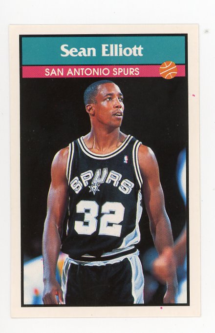 Sean Elliott Panini 1992-1993 Basketball Sticker San Antonio Spurs #90