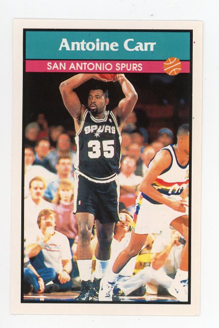 Antoine Carr Panini 1992-1993 Basketball Sticker San Antonio Spurs #92