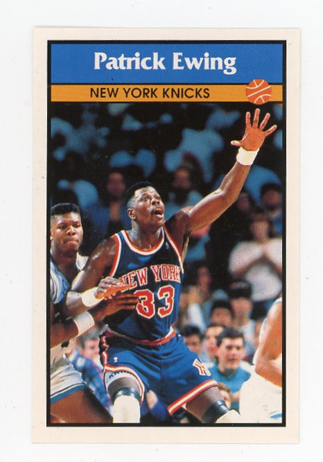 Patrick Ewing Panini 1992-1993 Basketball Sticker New York Knicks #175