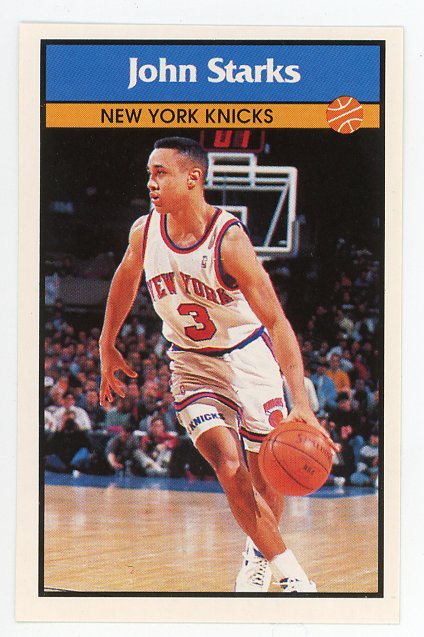 John Starks Panini 1992-1993 Basketball Sticker New York Knicks #178