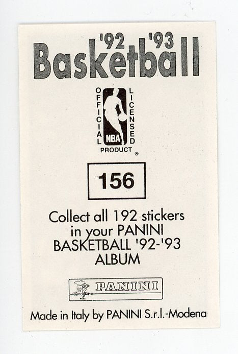 Dennis Scott Panini 1992-1993 Basketball Sticker Orlando Magic #156
